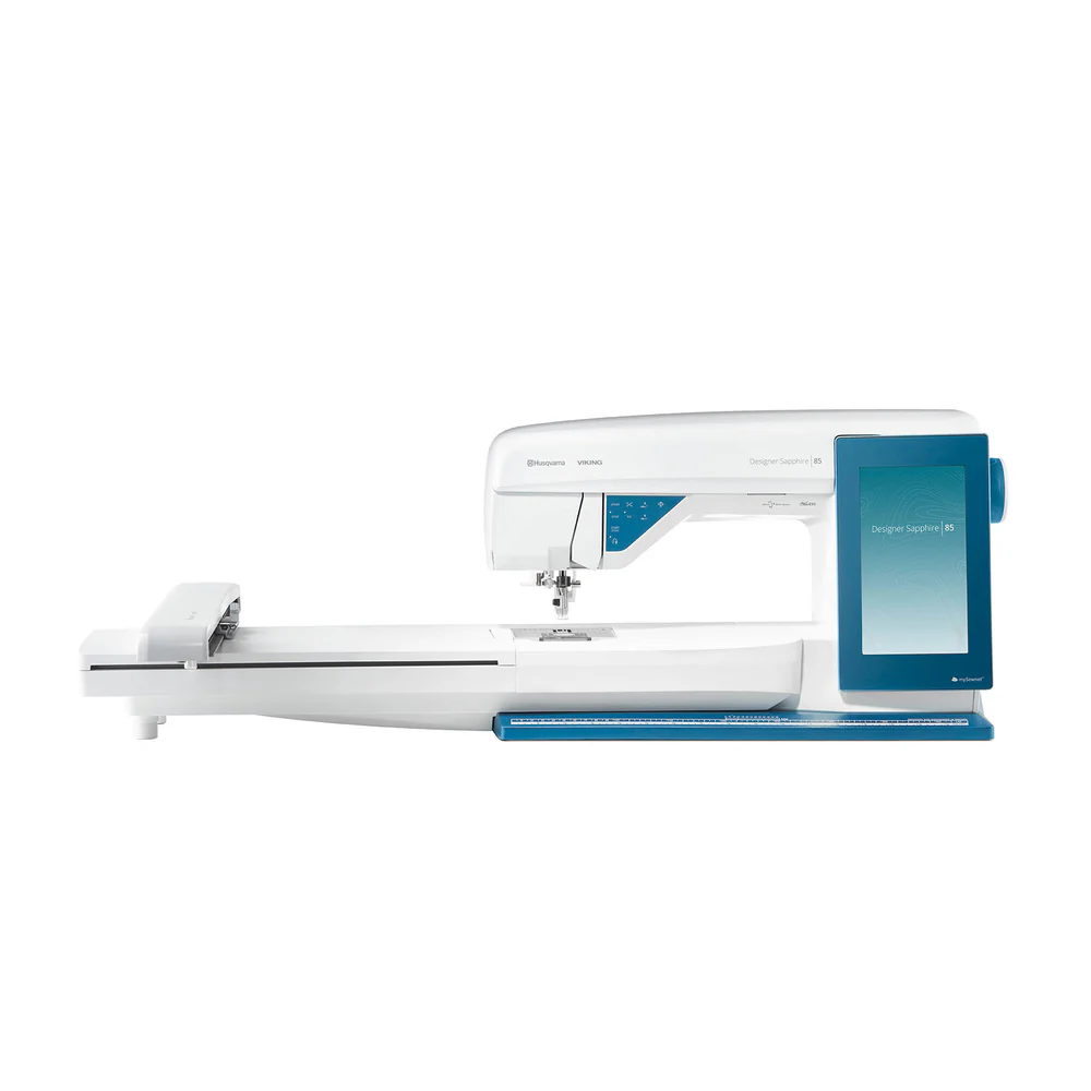 Featured image for “HUSQVARNA® VIKING® DESIGNER SAPPHIRE™ 85 Sewing & Embroidery Machine”