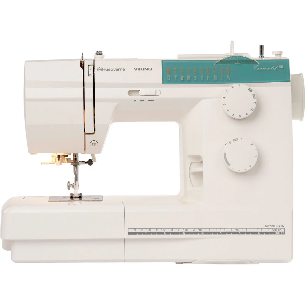Featured image for “HUSQVARNA® VIKING® EMERALD™ 118 Sewing Machine”
