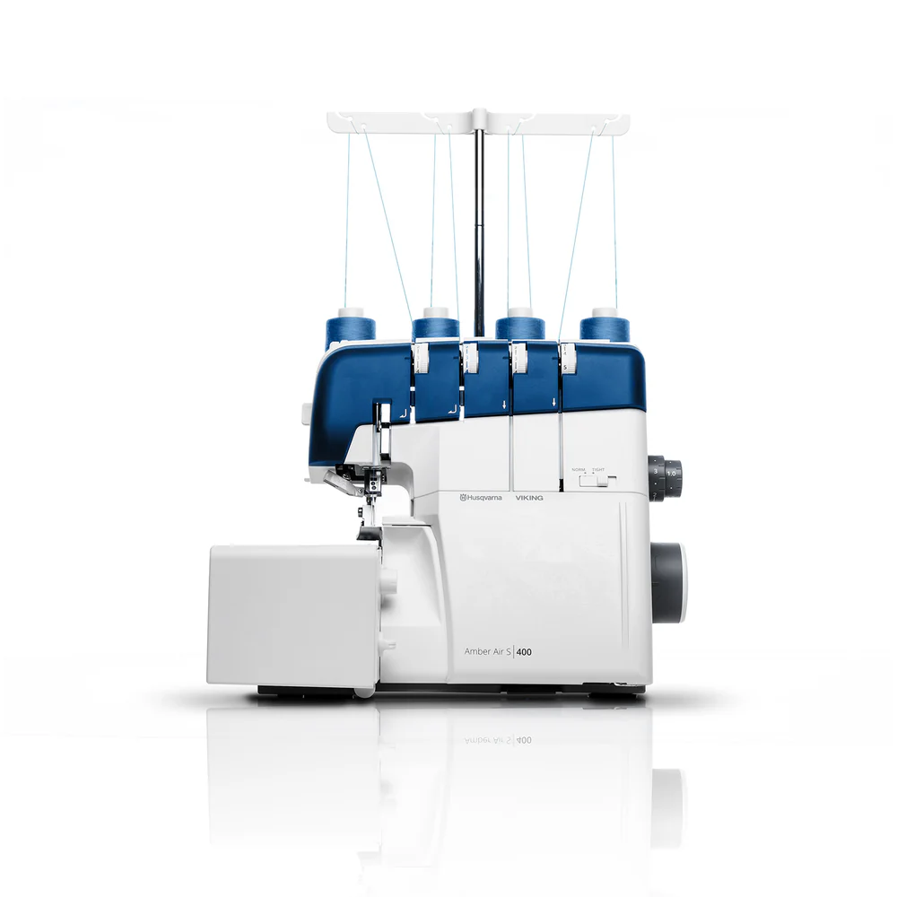Featured image for “HUSQVARNA® VIKING® AMBER™ Air S | 400 Overlock Machine”