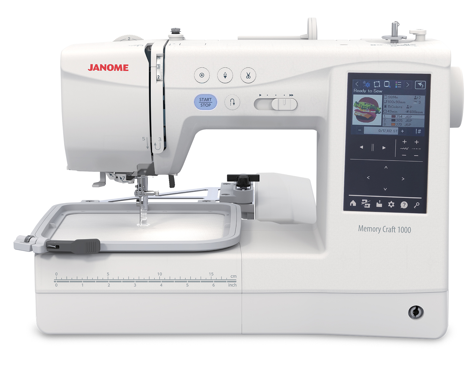 Featured image for “Janome Memory Craft 1000 Sewing & Embroidery Machine”